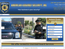 Tablet Screenshot of americanassured.com